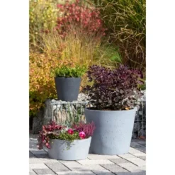 Scheurich Pflanzschale C-Cone Ø 39 Cm Stony Black -Günstiges Heissner Geschäft 531578 4357 239 40 4