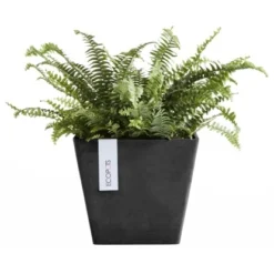 Ecopots Pflanztopf Rotterdam Dunkelgrau 20 Cm -Günstiges Heissner Geschäft 5411942740667 11012100 01