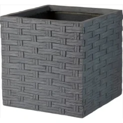 OBI Pflanztopf Talonne 28 Cm X 28 Cm Anthrazit