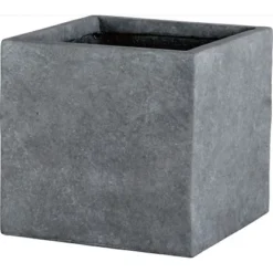 Pflanztopf 28 Cm X 29,5 Cm X 29,5 Cm Grau