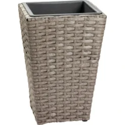 Pflanzsäule 40 Cm X 28 Cm X 28 Cm Grau