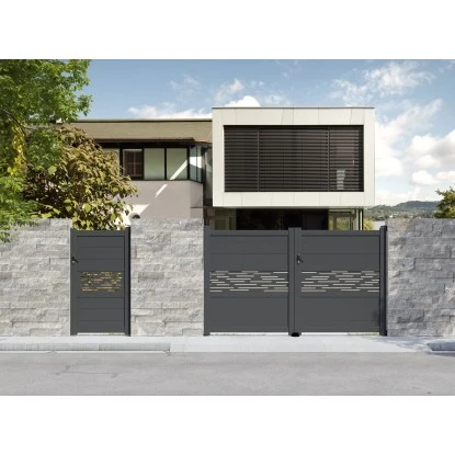 Gardengate Einzeltor River Anthrazit 180 Cm X 100 Cm 4 Gardengate Einzeltor River Anthrazit 180 Cm X 100 Cm – Bild 2