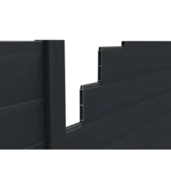 ZacAlu Abschlussleiste Für Zaunelement Alupanel Anthrazit 180 Cm -Günstiges Heissner Geschäft 5817077 A03