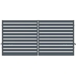 Polargos Doppeltor Szafir Mit Elektrischem Antrieb 123 Cm X 300 Cm