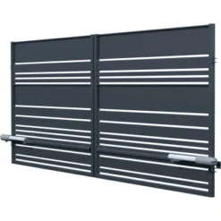 Polargos Doppeltor Lavender Mit Elektrischem Antrieb 120 Cm X 400 Cm