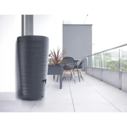 Waterform Regentonne Maze 240 L Anthrazit -Günstiges Heissner Geschäft 5905197366821 4669 1