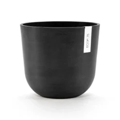Ecopots Pflanztopf Oslo Dunkelgrau 25 Cm X 21,8 Cm