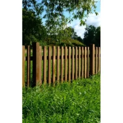 Staketenzaun Norki Braun Imprägniert 200 Cm X 80 Cm
