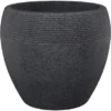 Scheurich Pflanzgefäß Lineo Ø 29 Cm Schwarz Granit