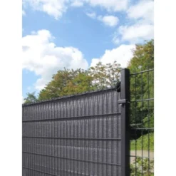 Solid Sichtschutzblende Anthrazit Grobe Struktur Aus HDPE 80 Cm X 500 Cm -Günstiges Heissner Geschäft 647917 4267 3