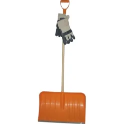 Offner Kunststoff-Schneeschieber Mit Handschuh
