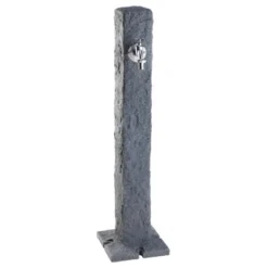 Garantia Granit Wasserzapfsäule Darkgranite Mit Chrom-Auslaufhahn