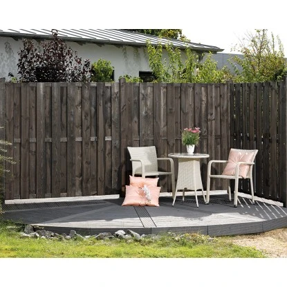 Dimplex Zaun Lolland Kesseldruckimprägniert Vintage-Grau 180 X 180 Cm 4 Dimplex Zaun Lolland Kesseldruckimprägniert Vintage-Grau 180 X 180 Cm – Bild 2