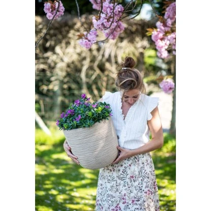 Capi Übertopf "Kugel Waste Rib NL" Terrazzo Beige 35 X 34 Cm 5 Capi Übertopf "Kugel Waste Rib NL" Terrazzo Beige 35 X 34 Cm – Bild 3