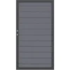 Sichtschutzzaun Tor System WPC Classic Anthrazit/Anthrazit DIN Links 98 X 180 Cm -Günstiges Heissner Geschäft 677265 3286 1