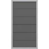 Sichtschutzzaun Element Design WPC Alu Anthrazit 90 Cm X 180 Cm