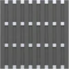 Sichtschutzzaun Element Jumbo WPC Anthrazit-Aluminium 179 Cm X 179 Cm -Günstiges Heissner Geschäft 682041 3286 1