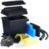 Ubbink Ufer-Mehrkammerfilter Filtra-Clear 2500 PlusSet PE/PC Blau-Schwarz 39 X 3
