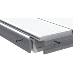 Dreamdeck WPC Abschlussleiste Platinum Grau