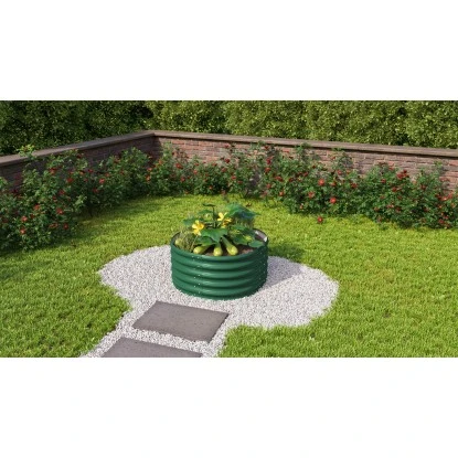 Hochbeet Vitavia Vita 401 Rund Seegras Inkl. Schneckenschutz 3 Hochbeet Vitavia Vita 401 Rund Seegras Inkl. Schneckenschutz