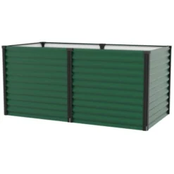 Hochbeet Vitavia Linus 858, Seegras/Schwarz Extrem Witterungsbeständig