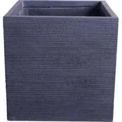 Pflanztopf Lille 26 Cm X 28 Cm X 28 Cm Dunkelgrau