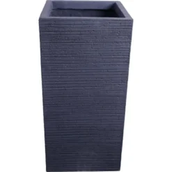 Pflanztopf Lille 49 Cm X 19,5 Cm X 19,5 Cm Dunkelgrau
