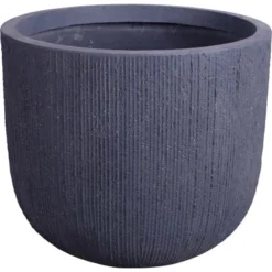 OBI Pflanztopf Thionne Ø 44,5 Cm X 38,5 Cm Dunkelgrau