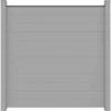 GroJa Lumino Steckzaun Quadratisch Silbergrau 180 Cm X 180 Cm X 2 Cm