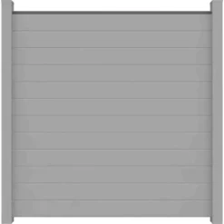 GroJa Lumino Steckzaun Quadratisch Silbergrau 180 Cm X 180 Cm X 2 Cm