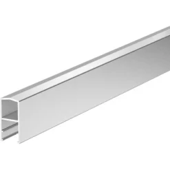 ZacAlu Abschlussleiste Für Zaunelement Alupanel Silbergrau 180 Cm