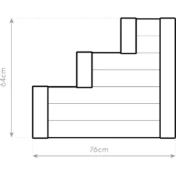 Westmann Treppenhochbeet Premium XL FSC® -Günstiges Heissner Geschäft 730538 1741 WMTH120 03