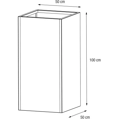 Herstera Garden Pflanzkasten Kaktusgrün 50 Cm X 50 Cm X 100 Cm 7 Herstera Garden Pflanzkasten Kaktusgrün 50 Cm X 50 Cm X 100 Cm – Bild 5