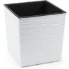 Orbis Pflanzgefäß Juka Eco Dluto 300 X 300 X 300 Mm Weiß Strukturiert