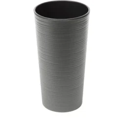 Orbis Pflanzgefäß Lilia Eco Dluto Ø 190 Mm Grau Strukturiert