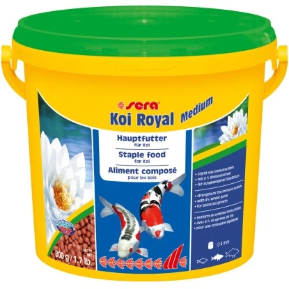 Sera Teichfutter Koi Royal Nature Medium 3.800 Ml (1 Kg) 3 Sera Teichfutter Koi Royal Nature Medium 3.800 Ml (1 Kg)