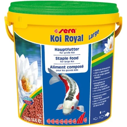 Sera Teichfutter Koi Royal Nature Large 10.000 Ml (2,9 Kg) 3 Sera Teichfutter Koi Royal Nature Large 10.000 Ml (2,9 Kg)