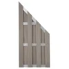 GroJa Fertigzaun Schräg Bi-Color Sand 84,3 Cm X 180/90 Cm -Günstiges Heissner Geschäft 809133 2027
