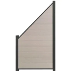 Elephant Anfangs-/Endleiste Schräg Cora Line Anthrazit 6 Cm X 124 Cm X 2,4 Cm