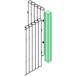 Elephant Eckpfosten Links Bambooline 230 Cm X 7,5 Cm X 7,5 Cm -Günstiges Heissner Geschäft 836457 2608 3