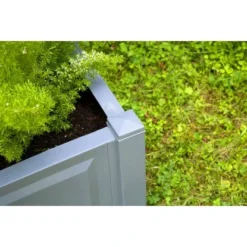 KHW Pflanzkasten Groß Mit Spalier 2-tlg. Grau 140 Cm X 100 Cm X 43 Cm -Günstiges Heissner Geschäft 836755 4264 3