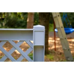 KHW Pflanzkasten Groß Mit Spalier 2-tlg. Grau 140 Cm X 100 Cm X 43 Cm -Günstiges Heissner Geschäft 836755 4264 4