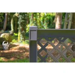 KHW Pflanzkasten Groß Mit Spalier 2-tlg. Anthrazit 140 Cm X 100 Cm X 43 Cm -Günstiges Heissner Geschäft 836756 4264 11