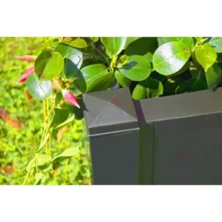 KHW Pflanzkasten Groß Mit Spalier 2-tlg. Anthrazit 140 Cm X 100 Cm X 43 Cm -Günstiges Heissner Geschäft 836756 4264 6