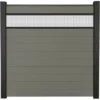 GroJa Solid Steckzaun Mit 30 Cm Lochblech 180 X 180 Cm Grau -Günstiges Heissner Geschäft 850830 2027 1