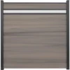GroJa Solid Steckzaun Mit 15 Cm Lochblech 180 X 180 Cm Bi-Color Braun -Günstiges Heissner Geschäft 850873 2027 1