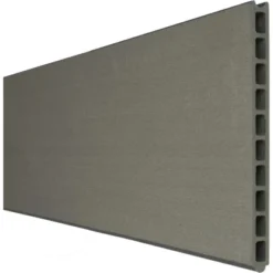 GroJa Solid Grande Einzelprofil Steckzaun 180 X 253 Cm Grau