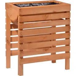 Dobar Hochbeet 71 Cm X 36 Cm X 58 Cm Bernstein