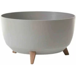 Siena Garden Pflanzgefäß Oslo Grau Ø 47x26,5 Cm