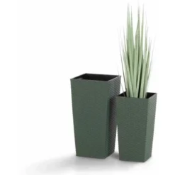 Siena Garden Pflanzgefäß Eco Paris Grün 25x25x46,5 Cm -Günstiges Heissner Geschäft 8629008 1346 3